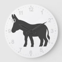 Silhouette of a mule