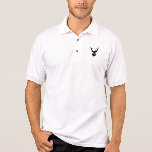 men's shirt with stag head logo