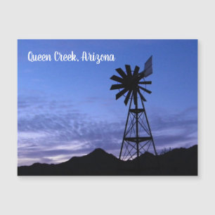 Silhouette of a windmill, Queen Creek Arizona