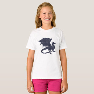Silhouette of dragon - Choose background colour T-Shirt