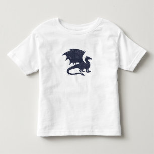 Silhouette of dragon - Choose background colour Toddler T-Shirt