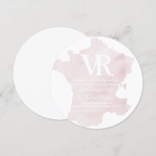 Silhouette of France Invitation