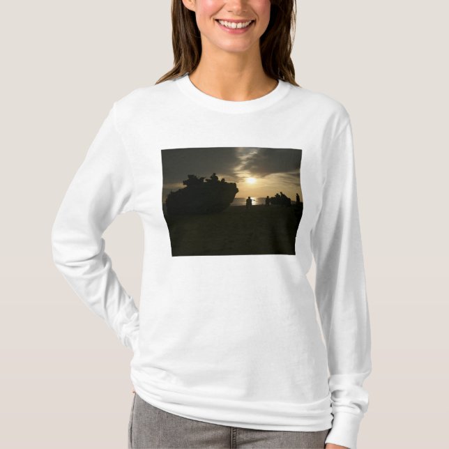 Silhouette of Marines T-Shirt (Front)