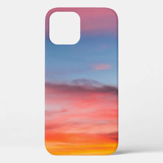 SILHOUETTE OF MOUNTAIN UNDER CLOUDY BLUE SKY PHOTO Case-Mate iPhone CASE (Back)