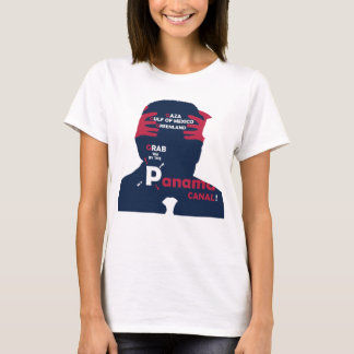 Silhouette of President Trump with foreign policy T-Shirt