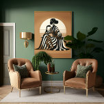 Silhouette of Sophistication Poster<br><div class="desc">Introducing "Silhouette of Sophistication" – our exclusive wall art that captures the essence of elegance in every stroke. This stunning piece, with its bold lines and graceful form, brings a sense of haute couture to your living space. It's more than just a picture; it's a statement of style and an...</div>