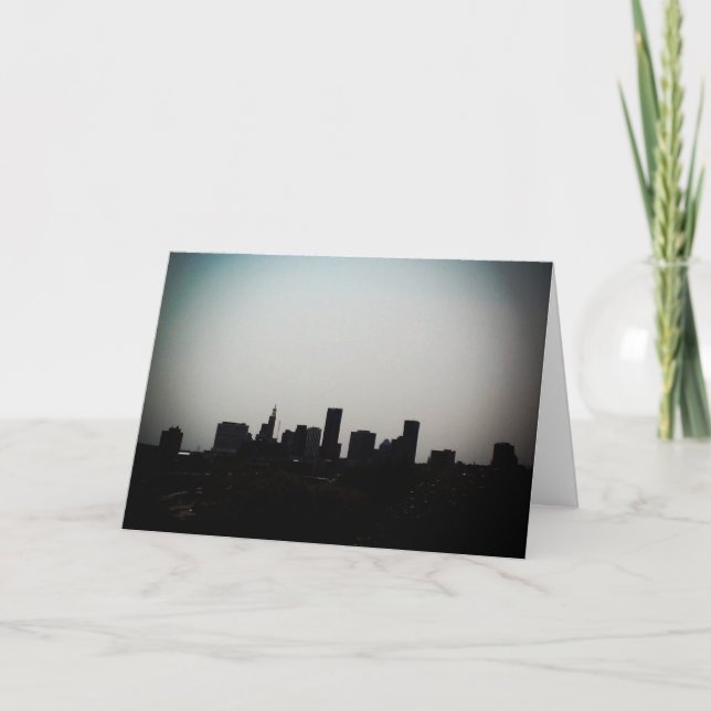 "Silhouette of St. Paul" Congratulatory Card (Front)