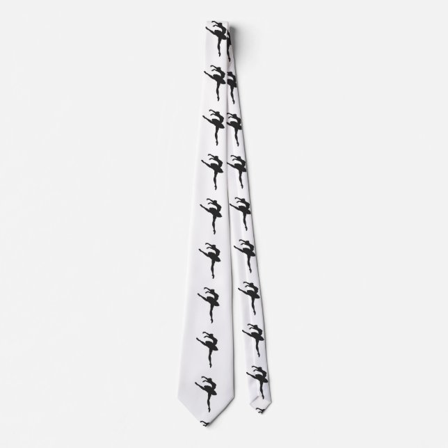 Silhouette of the ballerina tie (Front)