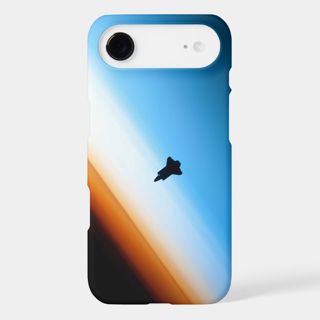 Silhouette of the Space Shuttle Endeavour Case-Mate iPhone Case (Back)