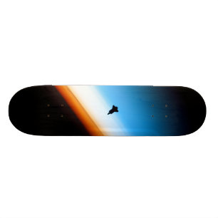 Silhouette of the Space Shuttle Endeavour Skateboard