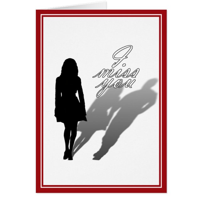 Silhouette of Woman Missing Man (Front)