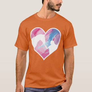 Silhouette Ofhe Girl And Horse Animal Lover retro T-Shirt
