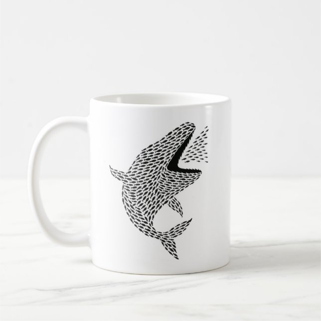Silhouette Orca Coffee Mug (Left)