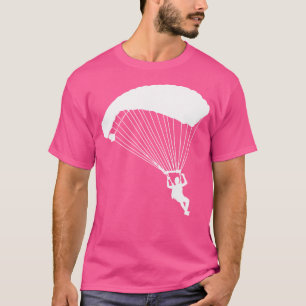 Silhouette Parachuting Free-Falling Diver Skydiver T-Shirt