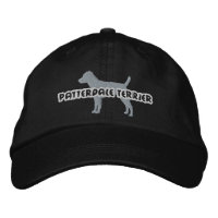 Silhouette Patterdale Terrier Embroidered Hat