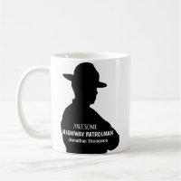 Silhouette Personalised Highway Patrolman
