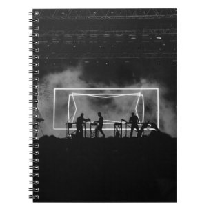 SILHOUETTE PHOTO OF ROCK BAND ON STAGE PERFORMING  NOTEBOOK