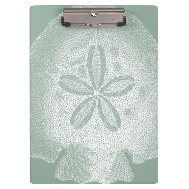 Silhouette Sand Dollar Clipboard (Front)
