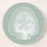 Silhouette Sand Dollar Coaster<br><div class="desc">Can you imagine living your life on the beach? Get this beautiful image of this silhouette sand dollar to add to your beach collection. This unique translucent piece of art work is great on any of your Zazzle products. It's contemporary and modern art will make you the most stylish among...</div>