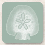 Silhouette Sand Dollar Coaster<br><div class="desc">Can you imagine living your life on the beach? Get this beautiful image of this silhouette sand dollar to add to your beach collection. This unique translucent piece of art work is great on any of your Zazzle products. It's contemporary and modern art will make you the most stylish among...</div>