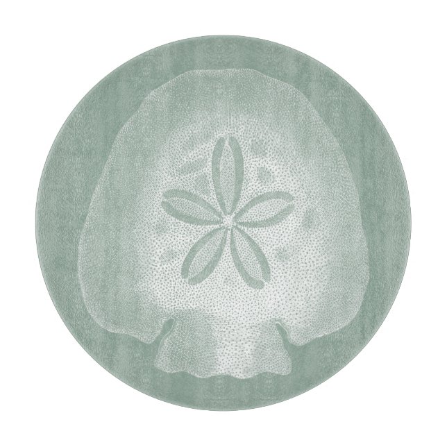 Silhouette Sand Dollar Cutting Board (Front)