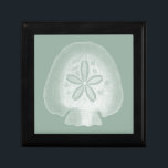 Silhouette Sand Dollar Gift Box<br><div class="desc">Can you imagine living your life on the beach? Get this beautiful image of this silhouette sand dollar to add to your beach collection. This unique translucent piece of art work is great on any of your Zazzle products. It's contemporary and modern art will make you the most stylish among...</div>