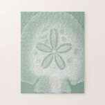 Silhouette Sand Dollar Jigsaw Puzzle<br><div class="desc">Can you imagine living your life on the beach? Get this beautiful image of this silhouette sand dollar to add to your beach collection. This unique translucent piece of art work is great on any of your Zazzle products. It's contemporary and modern art will make you the most stylish among...</div>