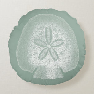 Silhouette Sand Dollar Round Cushion