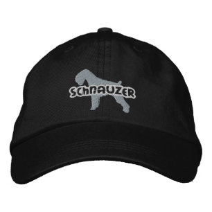 Silhouette Schnauzer Embroidered Hat