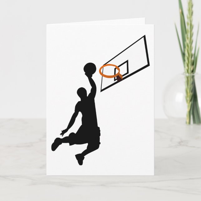 Silhouette Slam Dunk Card (Front)