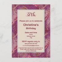 Silhouette Stencil Abstract Art Birthday