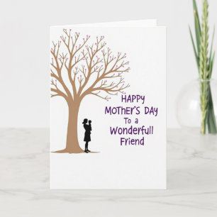 Silhouette Sweet Mothers Day Card