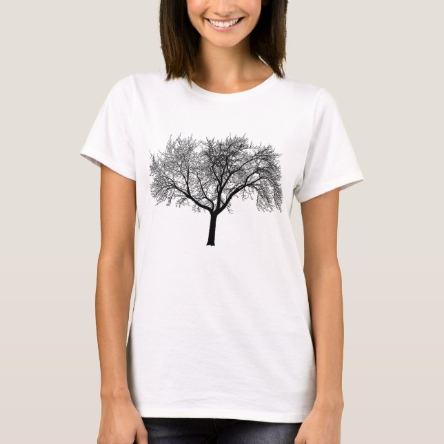 silhouette-tree T-Shirt (Front)