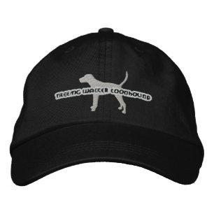 Silhouette Treeing Walker Coonhound Embroidery Hat