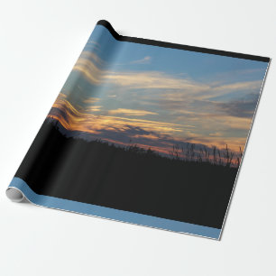 Silhouette Wall of Nature Wrapping Paper