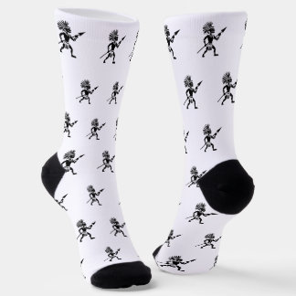 Silhouette Warrior Socks