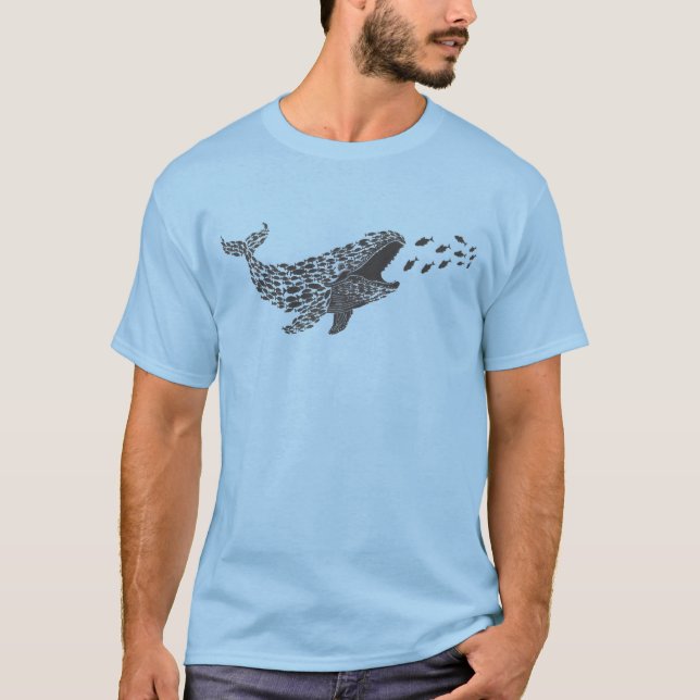 Silhouette Whale T-Shirt (Front)