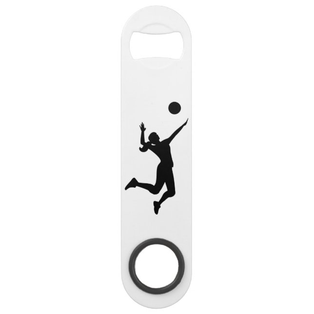 silhouette women's volleyball (Front)