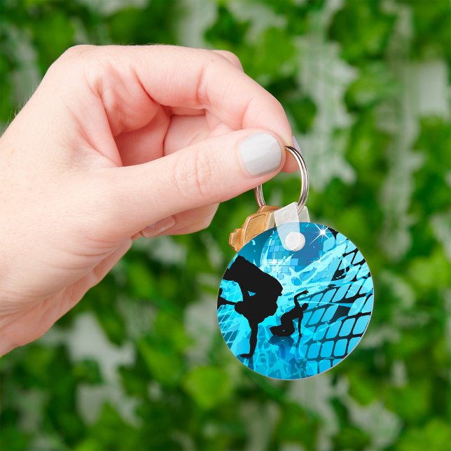 Silhouetted Dancers Keychain (Creator Uploaded)