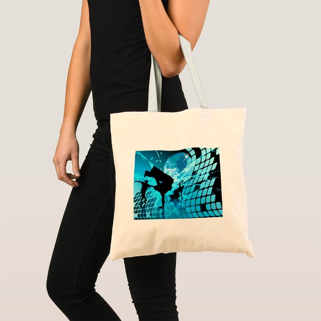 Silhouetted Dancers Tote Bag (Creator Uploaded)