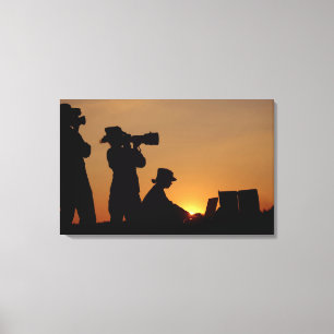 Silhouettes Canvas Print