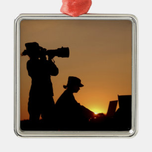 Silhouettes Metal Tree Decoration