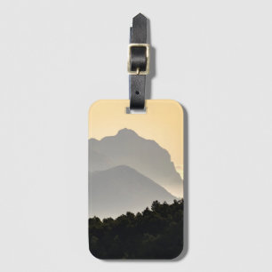 Silhouettes of Mountains Luggage Tag