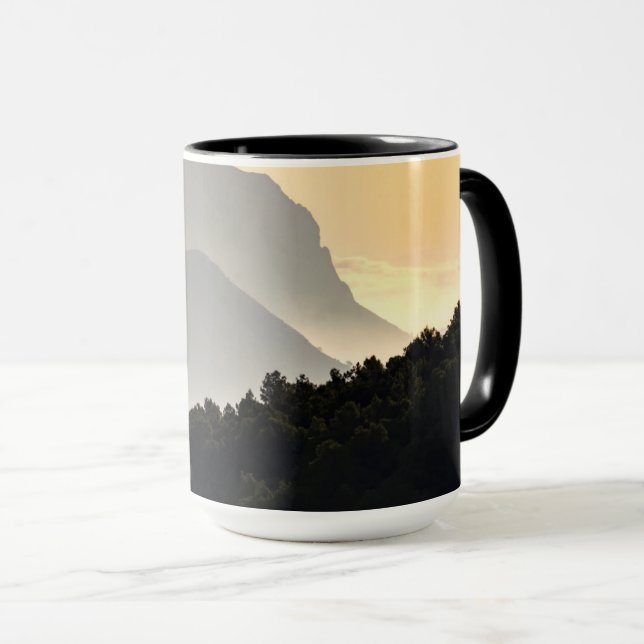 Silhouettes of Mountains Mug (Front Right)