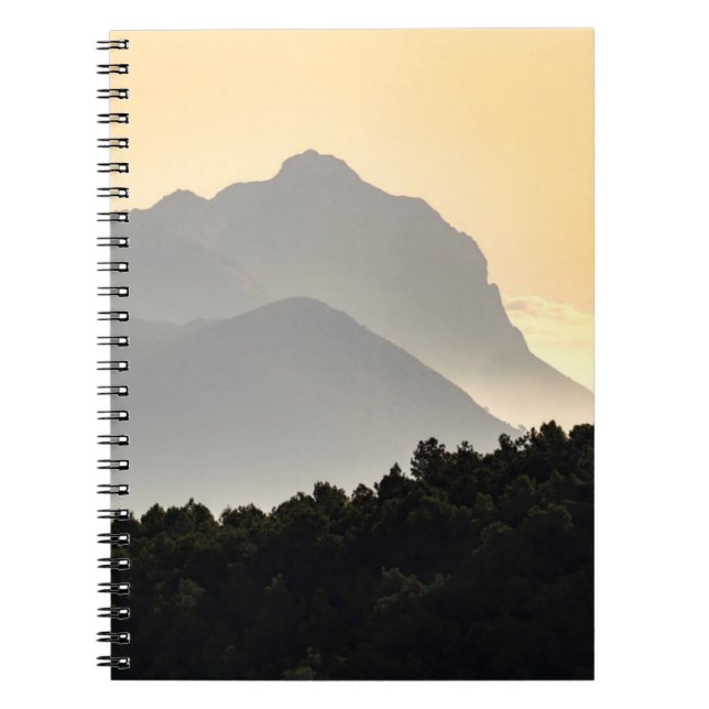 Silhouettes of Mountains Notebook (Front)