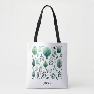 Silhouettes of Nature: Day Tote Bag