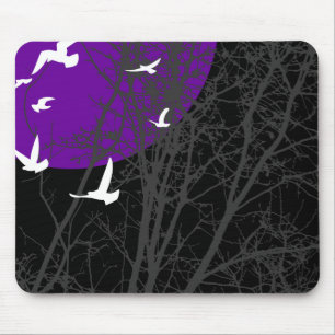 silhouscreen birds mouse mat