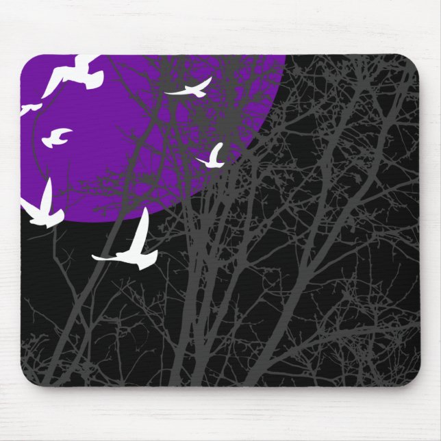 silhouscreen birds mouse mat (Front)