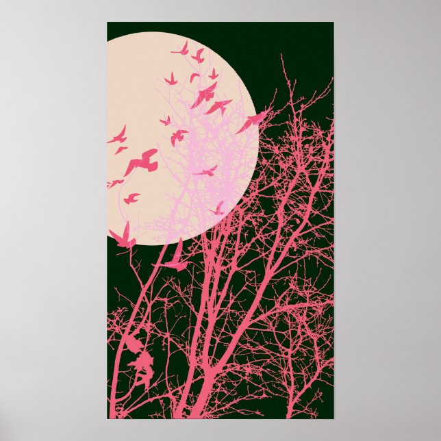silhouscreen birds poster (Front)