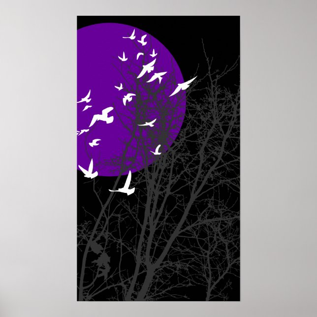 silhouscreen birds poster (Front)